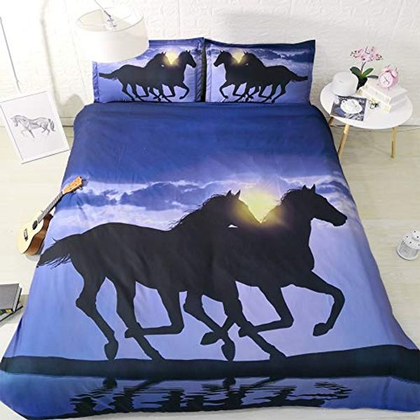 Pyramid Bedding Set With 2 Pillow Shams Watercolor Bedspread Quilt