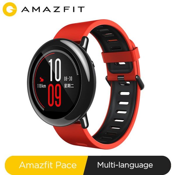 

new amazfit pace smartwatch amazfit smart watch bluetooth music gps information push heart rate for xiaomi phone redmi 7 ios