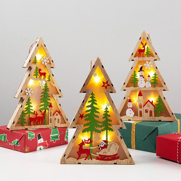 

led light decorative night light christmas tree hanging ornaments holiday decor household new arrivals selling dropshipping