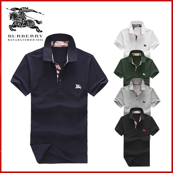 

Polo men ralph ell new brand 2019 polo hirt men hort leeve ca ual hirt man 039 olid polo hirt a3 13 burberry