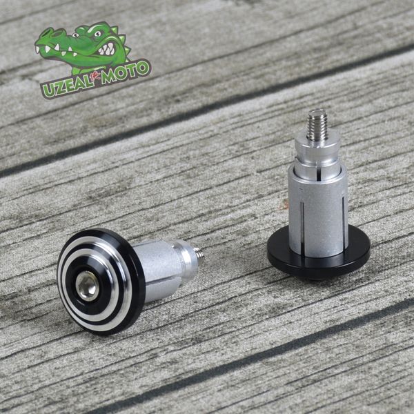 

13.5-18mm retrofit motorcycle universal aluminum alloy cnc handlebar spiral balance block end cap