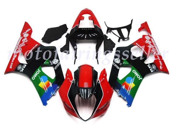 

new abs plastic fairings kit fit for suzuki gsxr1000 2003 2004 gsxr1000 03 04 injection mold red black blue green and white