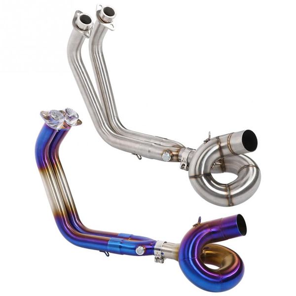 

1set durable motorcycle full exhaust system circling front pipe link connect for z650 ninja 650 new arrive