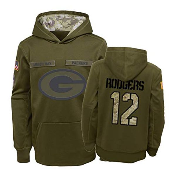 men's green bay packers salute to service hoodie