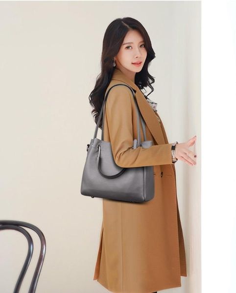 

ruched handbags women's shoulder bags 2020 new solid vintage messenger crossbody bags retro bucket bag casual shopping hand