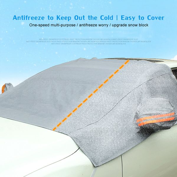 

car windshield cover protector preventing snow ice sun shade dust frost ing waterproof thickened protector car styling 2019