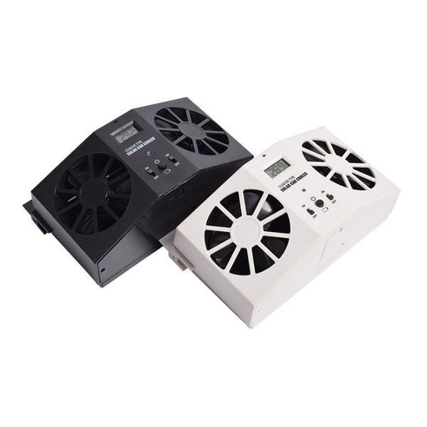 

energy-saving easily operation auto ventilate strong car cooler solar powered 2w radiator exhaust fan purifying air