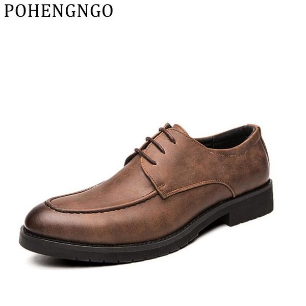 

2019 retro style men increase dress shoes business men office hair stylist work shoes elegant gentle pointed wedding, Black