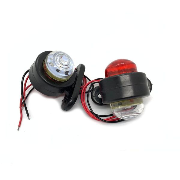 

2x 12v led truck side marker light indicator side marked lamp rv clearance lamp
