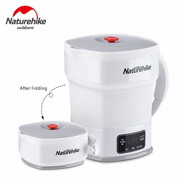 

naturehike outdoor portable kettle folding mini silica gel kettle lightweight thermal insulation camping travel picnic