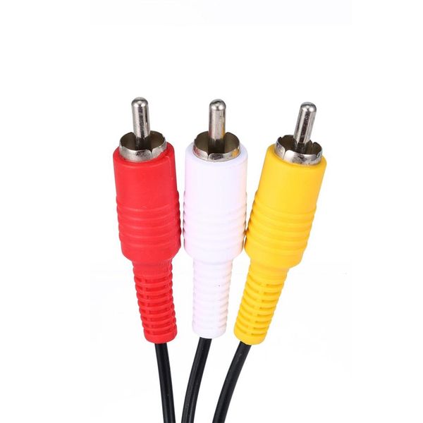 

1.8 meters gold plated audio video av composite 3 rca cable for nintend wii