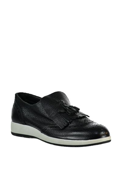 

pearl genuine leather black women 's shoes 120120034022