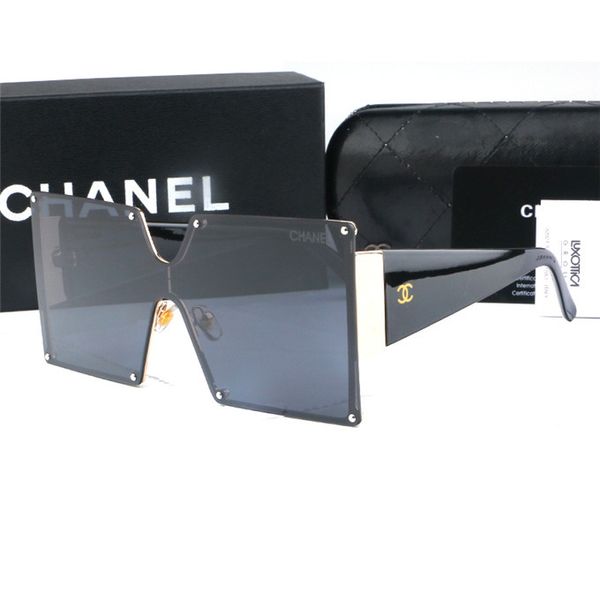

#8806 the latest selling popular fashion men sunglasses square plated combination frame with boxes g2 chanel, White;black