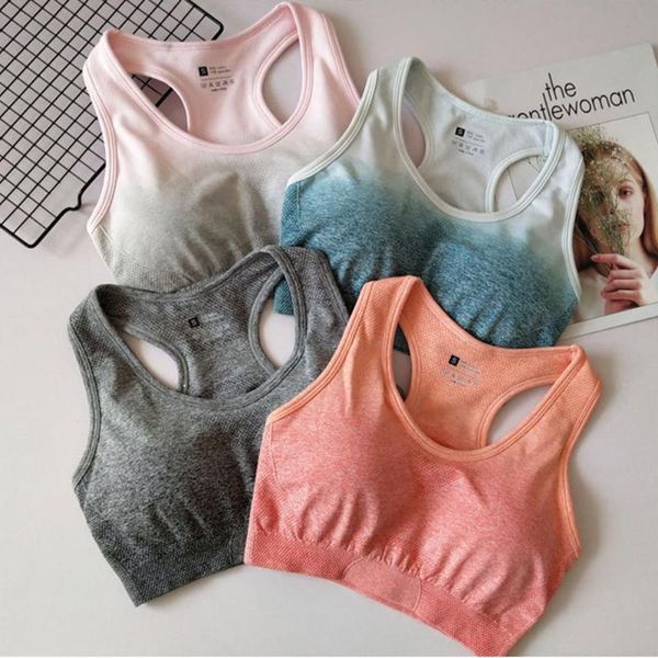 

open back yoga bra workout sports bra gym women yoga tank ladies, White;red