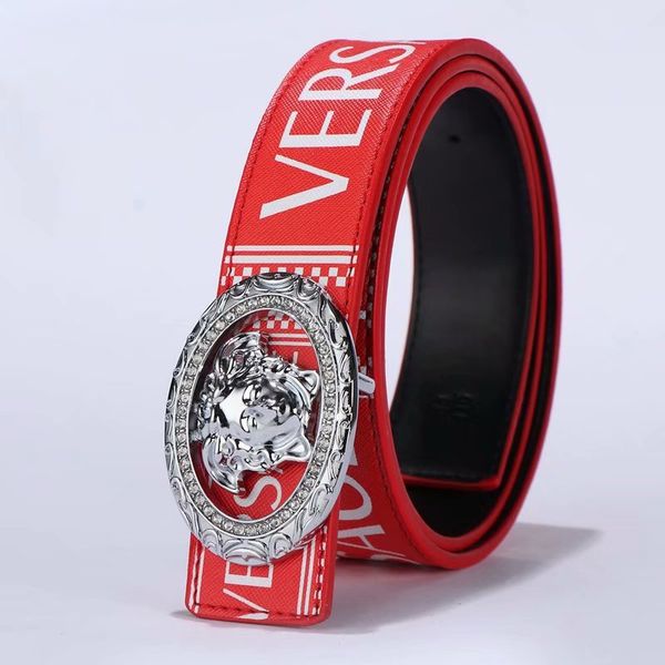 

belt men's leather automatic buckle belt chinese decorative fashion leisure beltfemale designer. belt. designer, Silver
