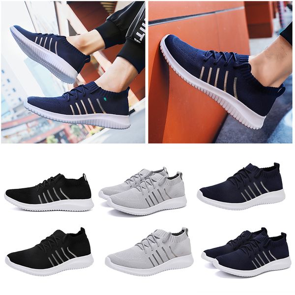 

luxury fashion men running shoes triple black blue grey full net mesh comfortable breathable trainers sports designer sneakers 39-45, White;red