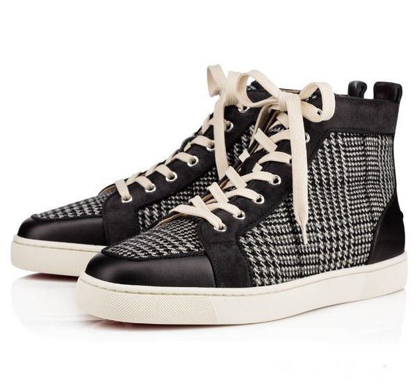 

модный бренд роскошные мужские красные нижние кроссовки, роскошные партии свадебные туфли дышащая сетка на шнуровке высокого качества комфор, Black