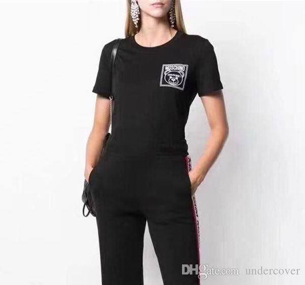 

20ss luxury men women t-shirt bear streetwear print t shirts hip hop kanye designers men cotton tee uv19652