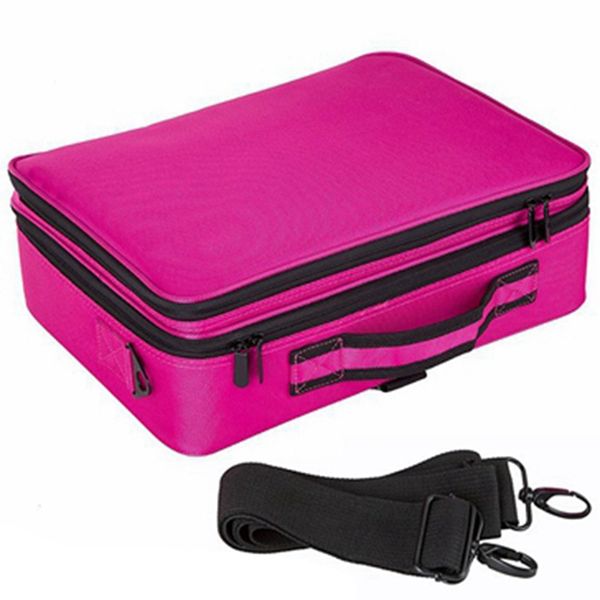 

professional makeup storage bag large capacity waterproof portable makeup beauty nail kit