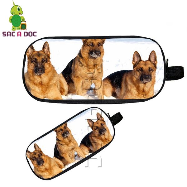 2019 Animal Shorthair Cat Poodle German Shepherd Cosmetic Cases