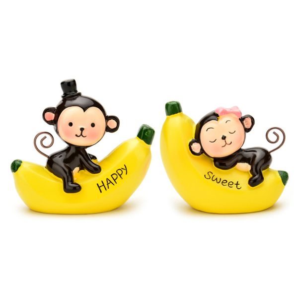 

cartoon love dashboard decoration gift interior car ornament office craft birthday resin pendant valentine's day cute monkey