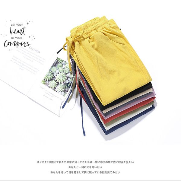 

fashion women army green cotton pants high waist trousers joggers women cardo pants ankle length female trousers, Black;blue