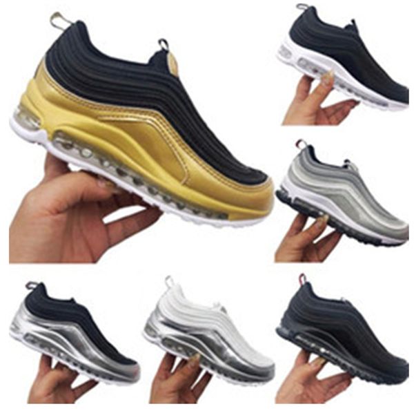 

2020 new arrival black gold silver children's shoes kid shoes running for boys girls jogging sneakers size kids gift 11c-3y