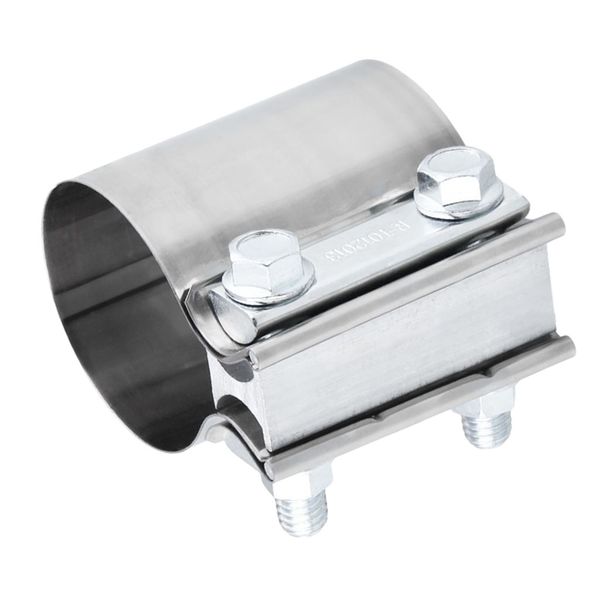 

1pc 2.5inch butt joint band exhaust clamp sleeve coupler accessory part new