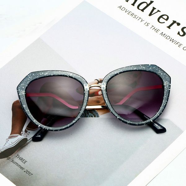 

vintage butterflys sunglasses women 2018 brand designer cat eye sun glasses female retro diamond women's sunglasses uv40011, White;black