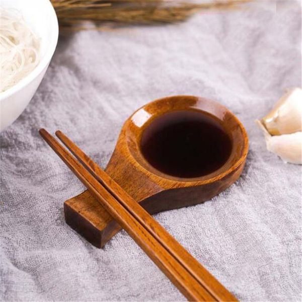 

new tableware rack wood chopsticks holder rest decoration kitchen gadgets japanese style spoon fork knife wooden holder