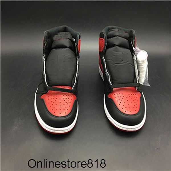 

with box new 2020 mens basketball shoes sneakers 1s shoe banned for men brand designer sports trainers black pink men us8-12