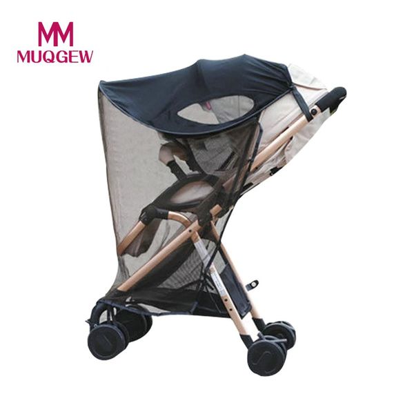 

muqgew uv ray sun visor shade canopy mosquito net for baby buggy stroller cover pram seat sunshade pushchair car cover sun hood
