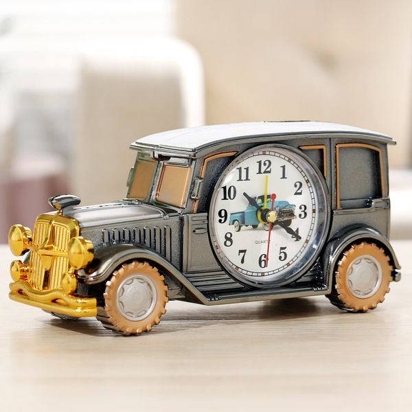 

other clocks & accessories old clock living room vintage mechanical car alarm of retro digital pointer plastic desk home decoration
