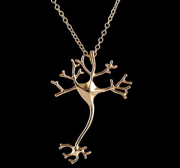 

europe and the united states new neuron necklace pendant female clavicle chain tree of life ornaments friend gift, Silver