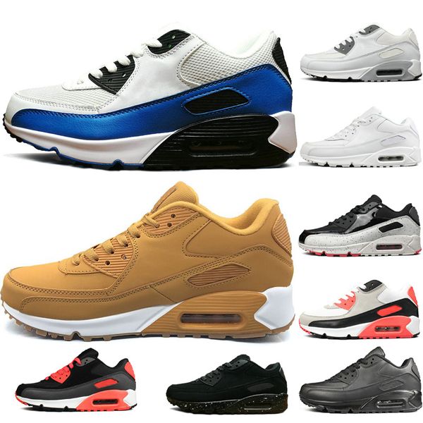 

nike air max 90 shoes мужские желтые кроссовки классические тройные белые женские кроссовки мужские спортивные тренеры дышащие открытый прог