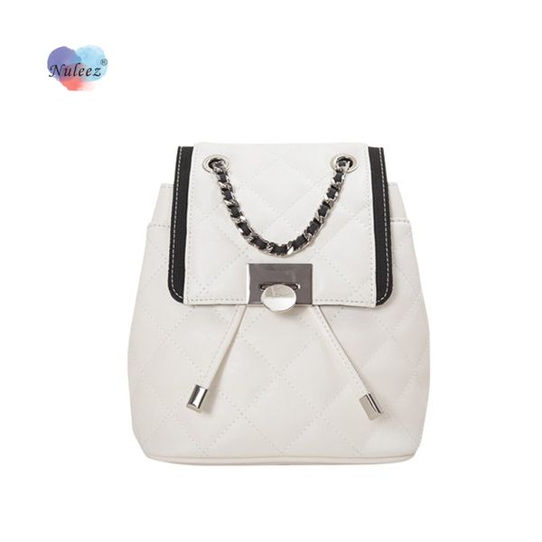 

nuleez back pack women real leather fashion design bag ladies daily wearing