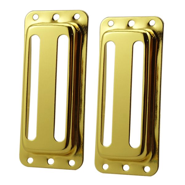 

2 pack metal brass guitar humbucker covers for les paul electric guitar pickups