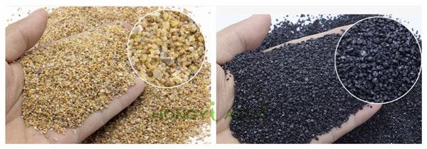 

1 piece aquarium landscaping fish tank bottom sand black gold sand golden makeup fish tank decoration