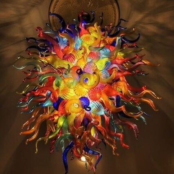 

lamps colorful murano large chandeliers led lights style hand blown glass art pendant light indoor lighting