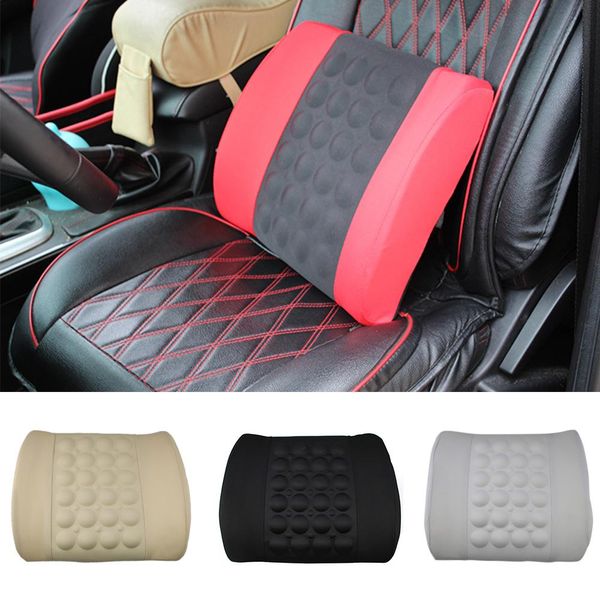 

electric waist pillow car back mat vehicle massage seat support lumbar cushion