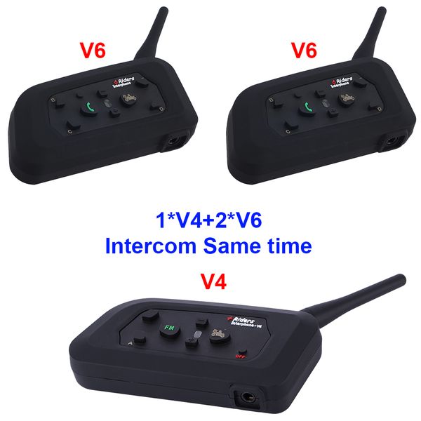 

3pcs/lot vnetphone v4c+2v6c for football referee earpiece waterproof bt interphone soccer referee intercom systems interphone