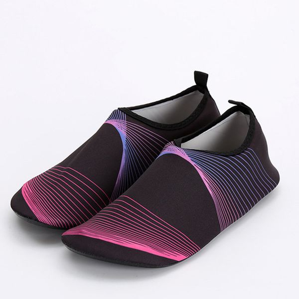 

outdoor men's slippers beach water shoes for swimming sneaker non-slip quick-drying slippers soft comfortable flats men, Black