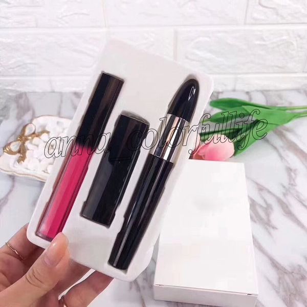 

Новый горячий бренд макияж набор Kollection матовая помада тушь для ресниц блеск для г