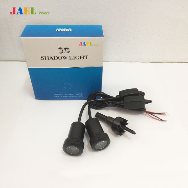 

2pcs led door ghost shadow light courtesy laser projector puddle lights case for kia logo on the ground