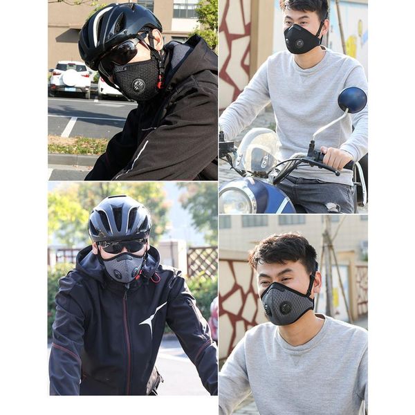 

зимние тепловой флис балаклава капюшон теплый чехол унисекс жесткие ветрозащитный лыжный, Black