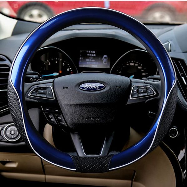 

38cm auto car steering wheel cover case for fiesta mondeo furus gm red blue black