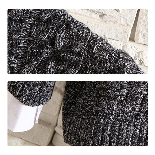 

2019 autumn vintage knitting sweaters men classic turtleneck warm pull homme male casual tricot streetwear slim solid pullovers, White;black
