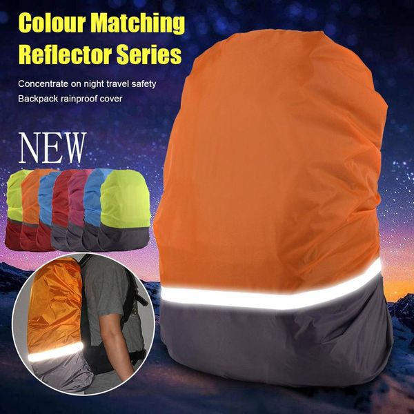 

outdoor waterproof bag rain cover reflective backpack cover lightweight portable suitable hiking bag for 18-70l backpack
