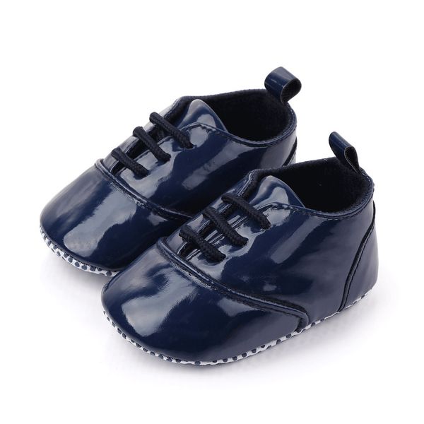 

cool soft autumn pu baby white black blue anti-slip walking shoes sneakers soft soled first walking shoes