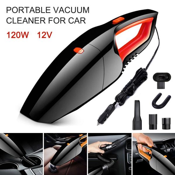 

car vacuum cleaner portable vacuum cleaner for car 120w high power suction wet dry 12v accessories